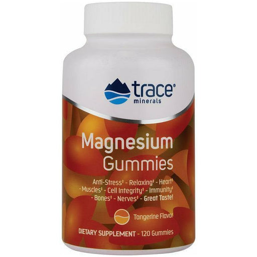 Trace Minerals Research, Magnesium Gummies Tangerine 120 gumm 