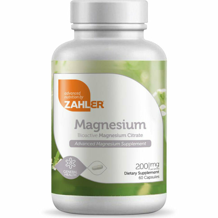 Advanced Nutrition by Zahler, Magnesium Citrate 60 Capsules