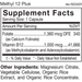 D'Adamo Personalized Nutrition, Methyl 12 Plus 60 Capsules Supplement Facts Label