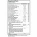 Advanced Nutrition by Zahler, Multivitamin Metabolism 60 Capsules Supplement Facts Label