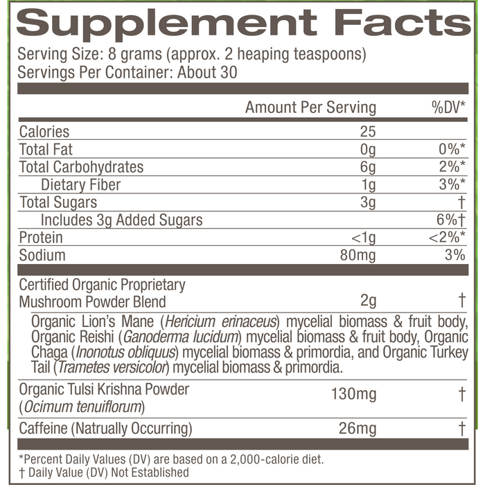 Supplement Facts Label