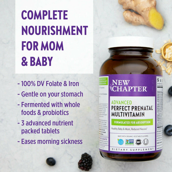 Advanced Perfect Prenatal MultiVitamin by New Chapter