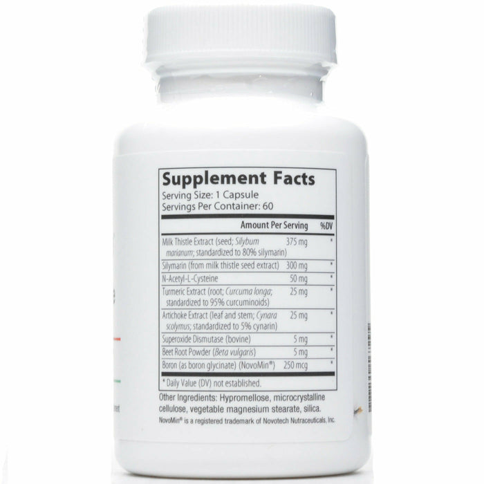 Nutri-Dyn, Milk Thistle Complex 60 caps Supplement Facts