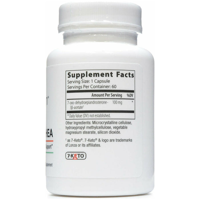 7-Keto DHEA 60 Caps by Nutri-Dyn Supplement Facts Label