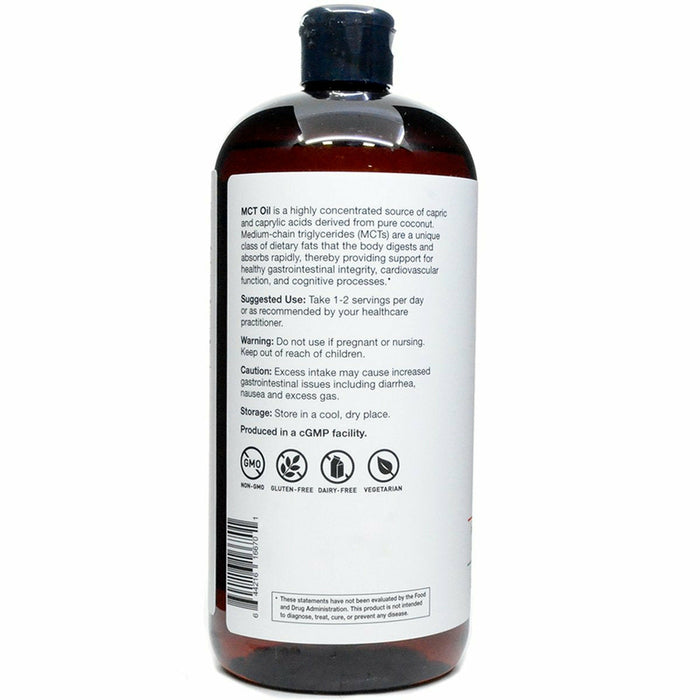 MCT Oil 32 fl. oz. by Nutri-Dyn Information Label