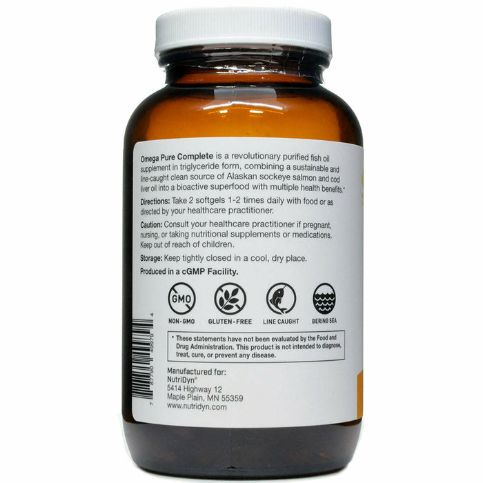 Omega Pure Complete 120 softgels by Nutri-Dyn