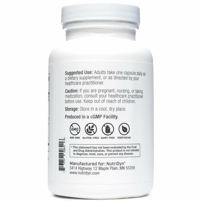 Pyloristat 90 Capsules, by Nutri-Dyn Information Label