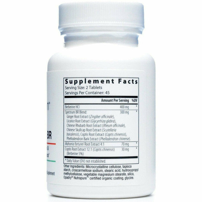 Spectrum BR 90 tabs by Nutri-Dyn Supplement Facts