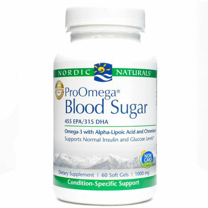 Nordic Naturals, ProOmega Blood Sugar 1000 mg 60 gels