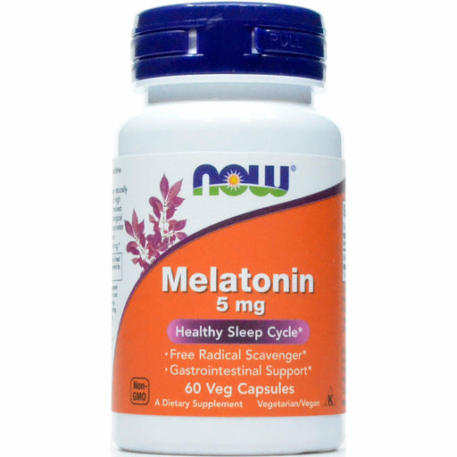 NOW, Melatonin 5 mg 60 vcaps