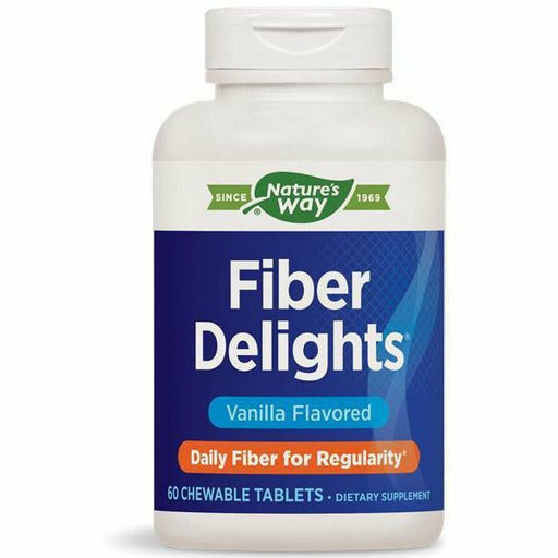 Natures Way, Fiber Delights - Vanilla 60 chew