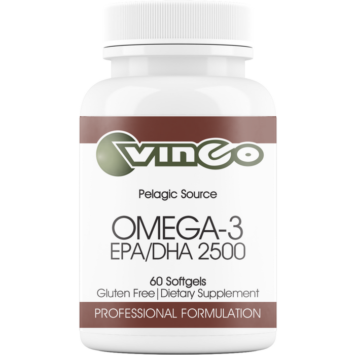 Vinco, Omega-3 EPA/DHA 2500 60 softgels