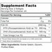 Advanced Nutrition by Zahler, Omega 3 Platinum 90 Softgels Supplement Facts Label