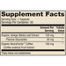 Dr. Mercola, Organic Ginkgo Biloba 30 Capsules Supplement Facts Label