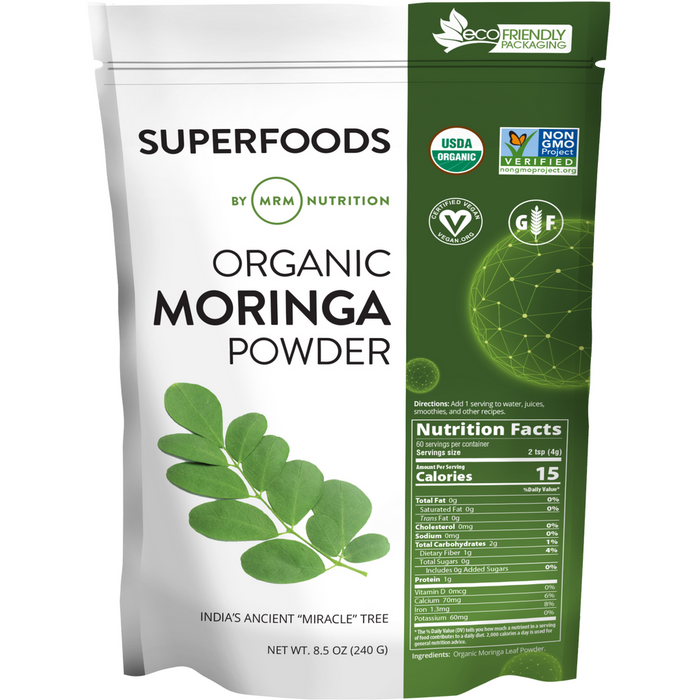 Metabolic Response Modifier, Organic Moringa Leaf Powder 8.5 oz