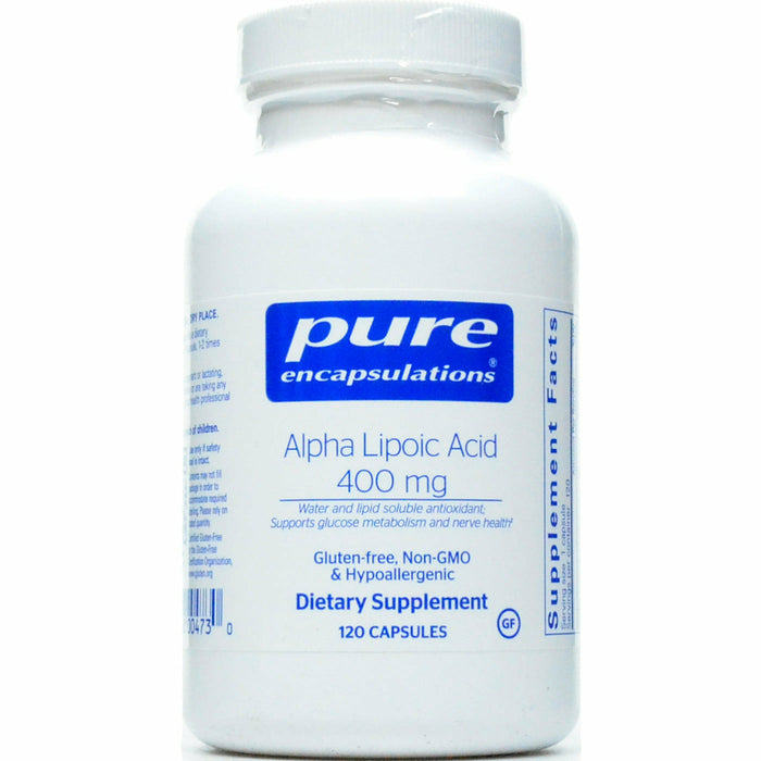 Pure Encapsulations, Alpha Lipoic Acid 400 mg 120 vcaps