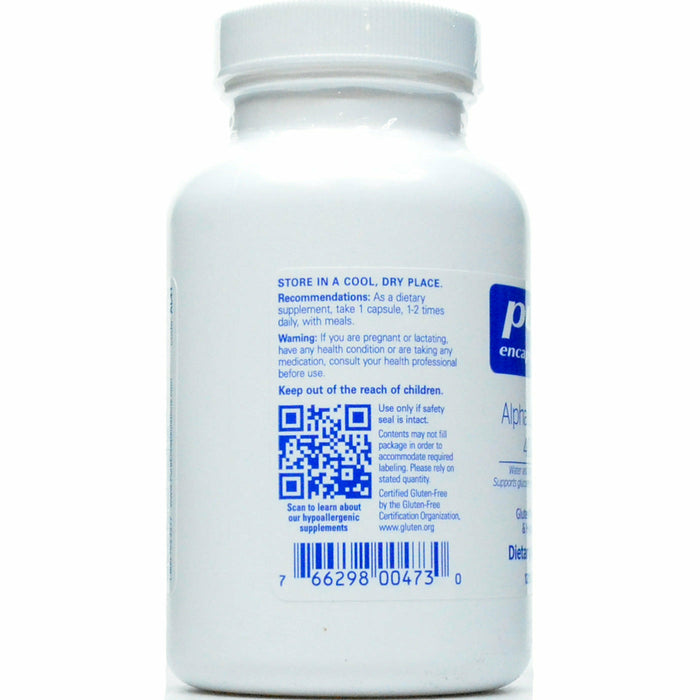 Pure Encapsulations, Alpha Lipoic Acid 400 mg 120 vcaps Suggested Use