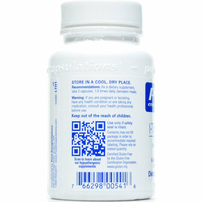 Pure Encapsulations, L-Theanine 200 mg 120 vcaps Suggested Use
