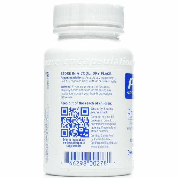 Pure Encapsulations, Resveratrol 40 mg 120 vcaps Suggested Use
