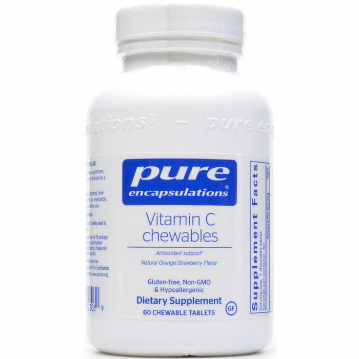 Pure Encapsulations, Vitamin C Chewables 60 tabs