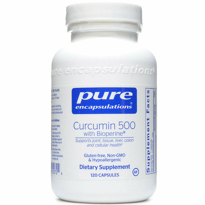  Pure Encapsulations, Curcumin 500 with Bioperine 120 caps