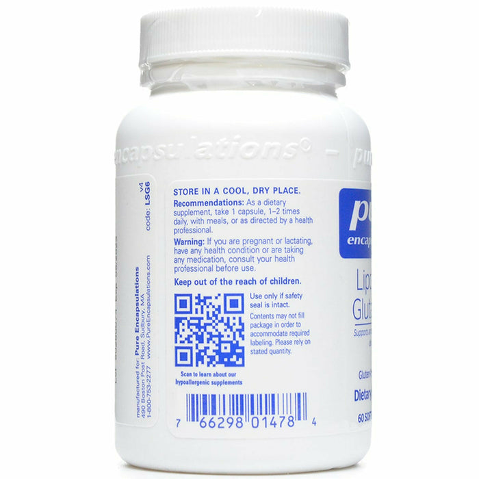 Liposomal Glutathione 30 Softgels - Pure Encapsulations | Blue Sky Vitamin Liposomal Glutathione 30 Softgels - Pure Encapsulations | Blue Sky Vitamin