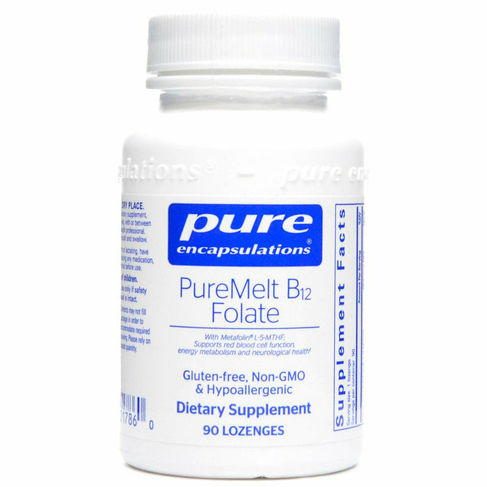 Pure Encapsulations, PureMelt B12 Folate 90 Lozenges
