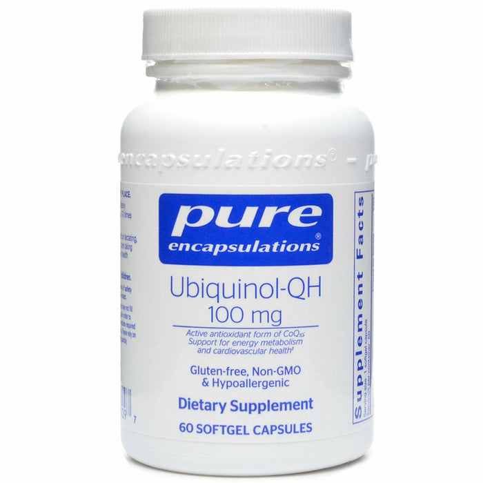 Pure Encapsulations, Ubiquinol-QH 100 mg 60 gels