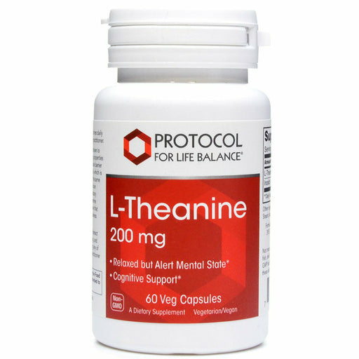 Protocol For Life Balance, L-Theanine 200 mg 60 vcaps 