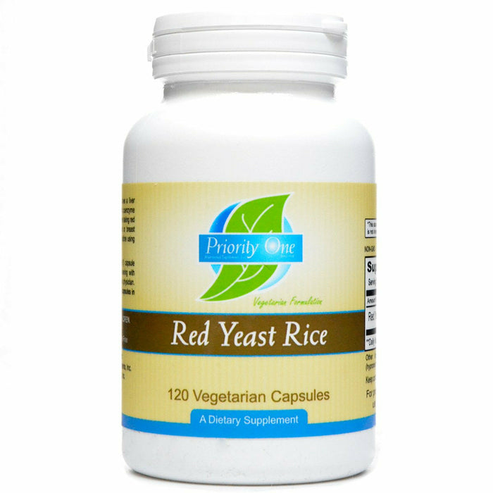 Priority One Vitamins, Red Yeast Rice 120 vcaps 
