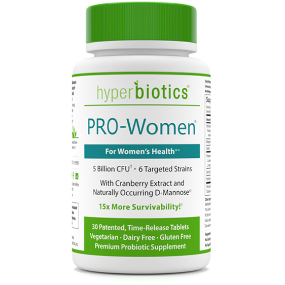 Hyperbiotics, PRO-Women 60 Tablets