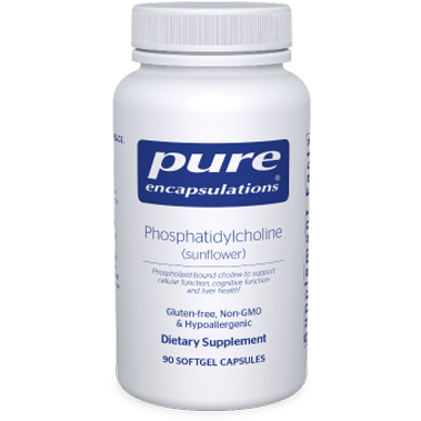Pure Encapsulations, Phosphatidylcholine 90 softgels 