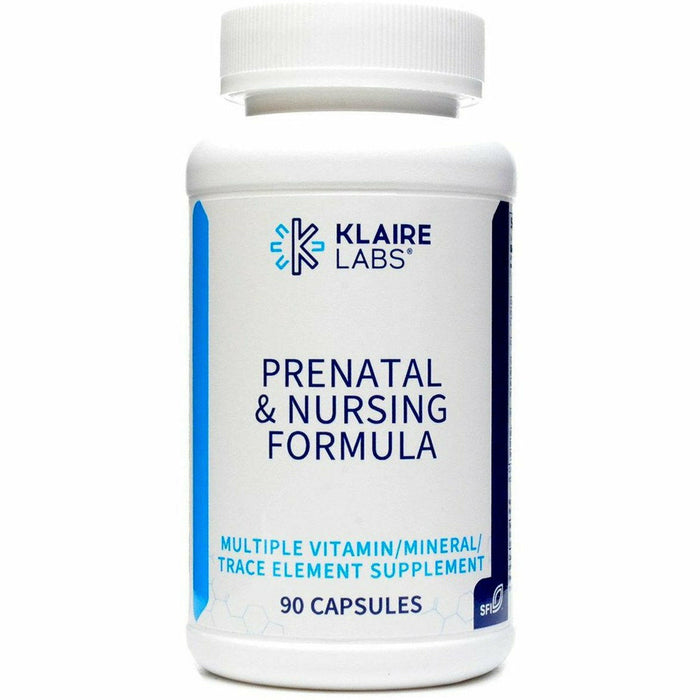 Klaire Labs, Prenatal and Nursing Formula 90 Caps