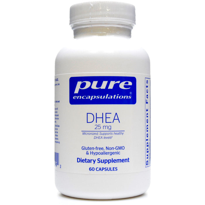 Pure Encapsulations, DHEA (micronized) 25 mg 60 capsules