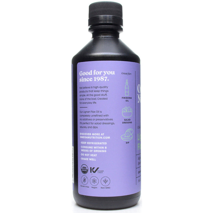 Lignan Flax Oil 12 oz by Omega Nutrition