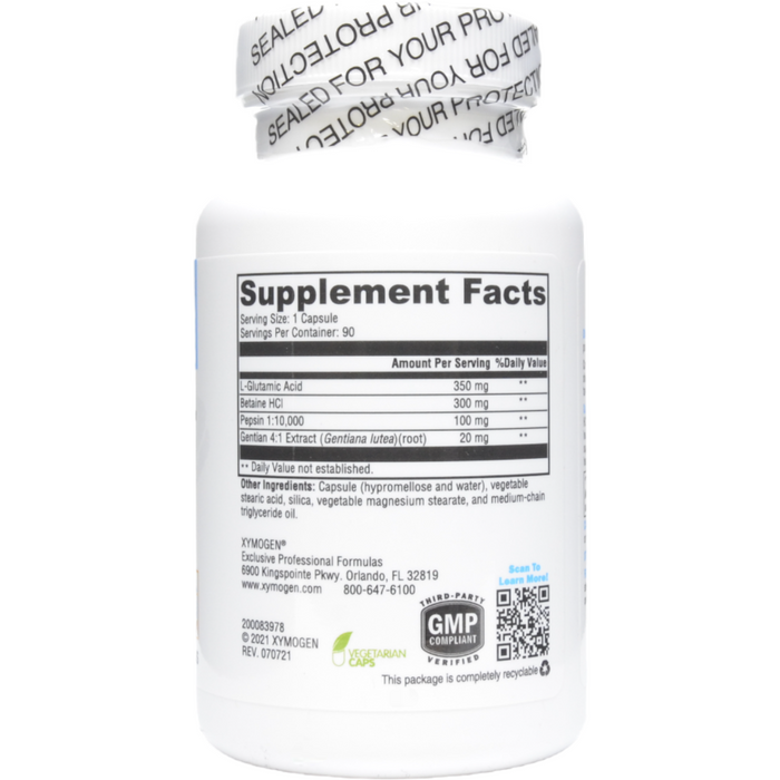 Xymogen, GastrAcid 90 caps Supplement Facts