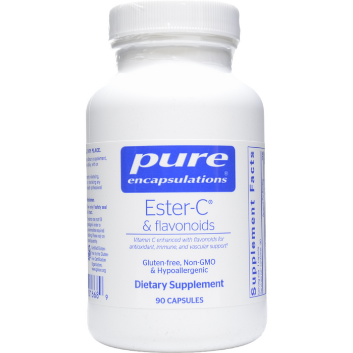 Pure Encapsulations, Ester-C & Flavonoids 90 caps