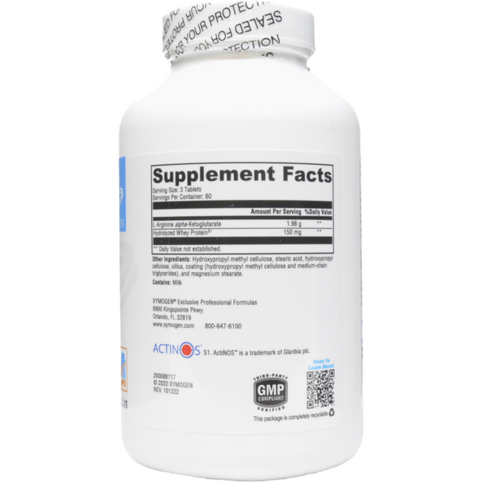 Xymogen, N.O.max ER 180 Tablets Supplement Facts