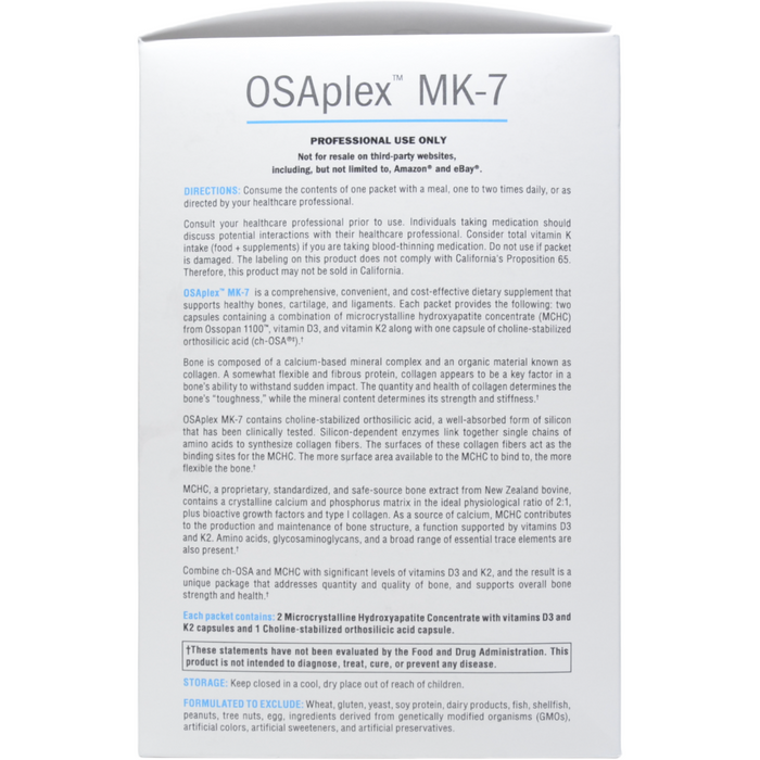 Xymogen, OSAplex MK-7 60 Packets Suggested Use