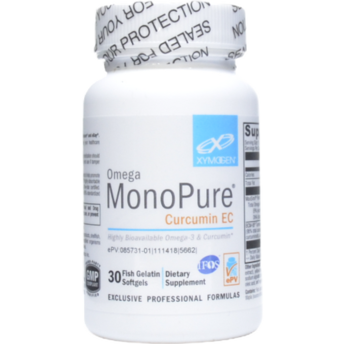 Omega MonoPure Curcumin EC 30 Softgels Xymogen Blue Sky Vitamin