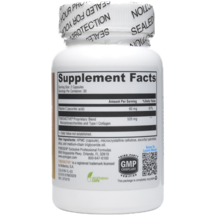 Xymogen, SynovX Tendon & Ligament 60 Capsules Supplement Facts