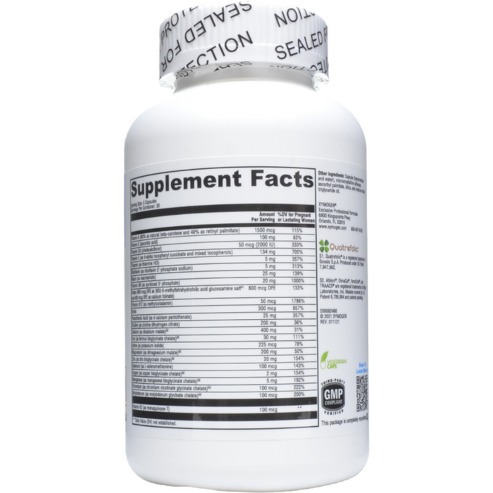 Xymogen, Prenatal Essentials 150 Capsules Supplement Facts