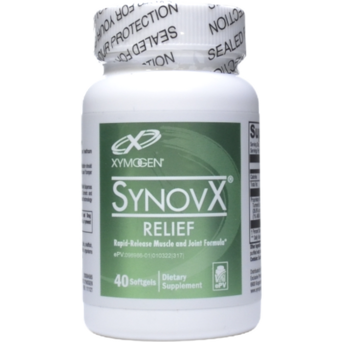 Xymogen, SynovX Relief 40 Softgels