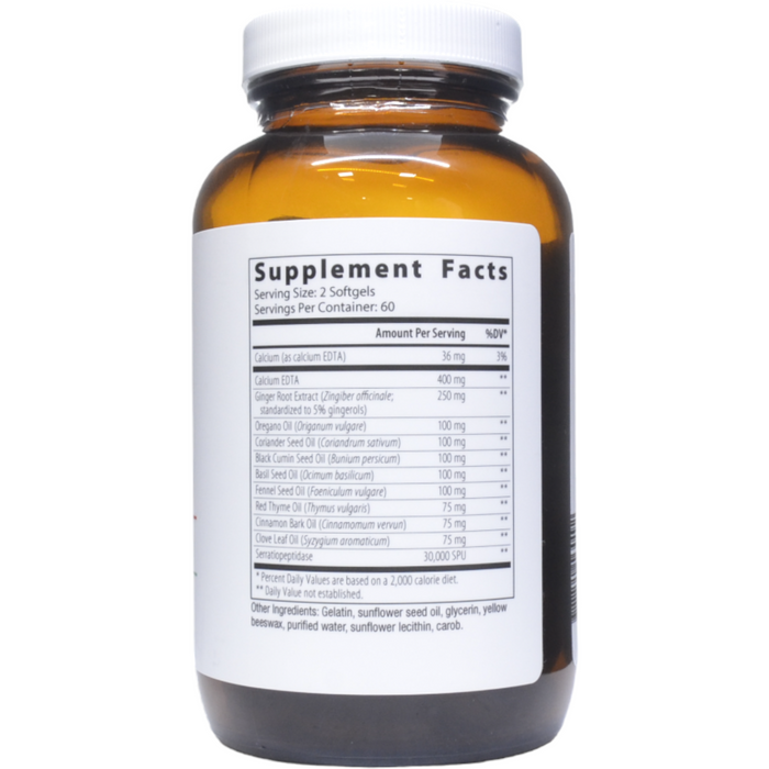 Nutri-Dyn, Nutricidin 120 softgels Supplement Facts