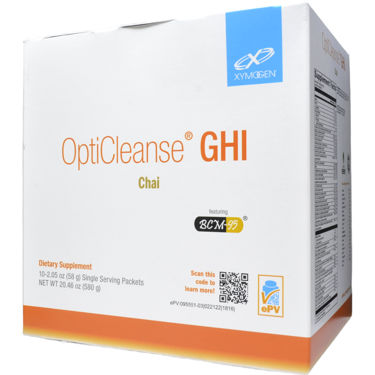 OptiCleanse GHI Chai 10 Servings Xymogen — Blue Sky Vitamin