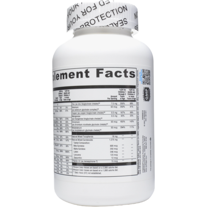 Xymogen, ActivNutrients Chewable Mixed Berry 120 tabs Supplement Facts 2