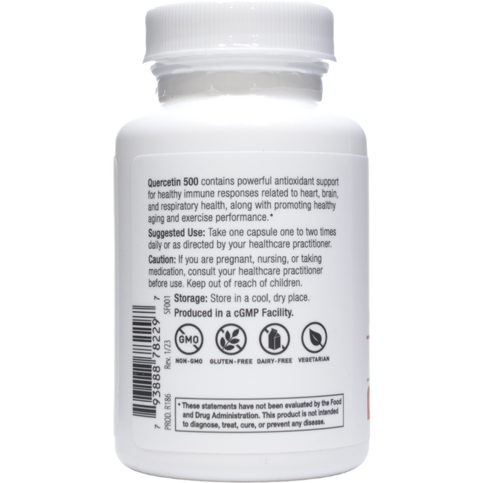 Suggested Use Quercetin 500 60 capsules