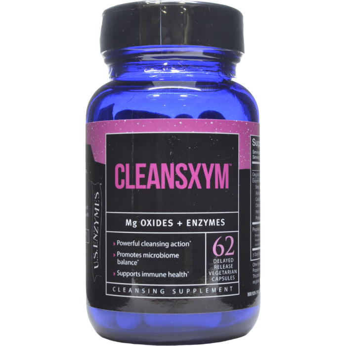 US Enzymes, Cleansxym 62 vegcaps
