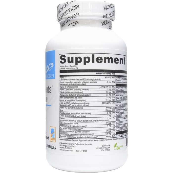 Supplement Facts 1 ActivNutrients Performance 120 Capsules