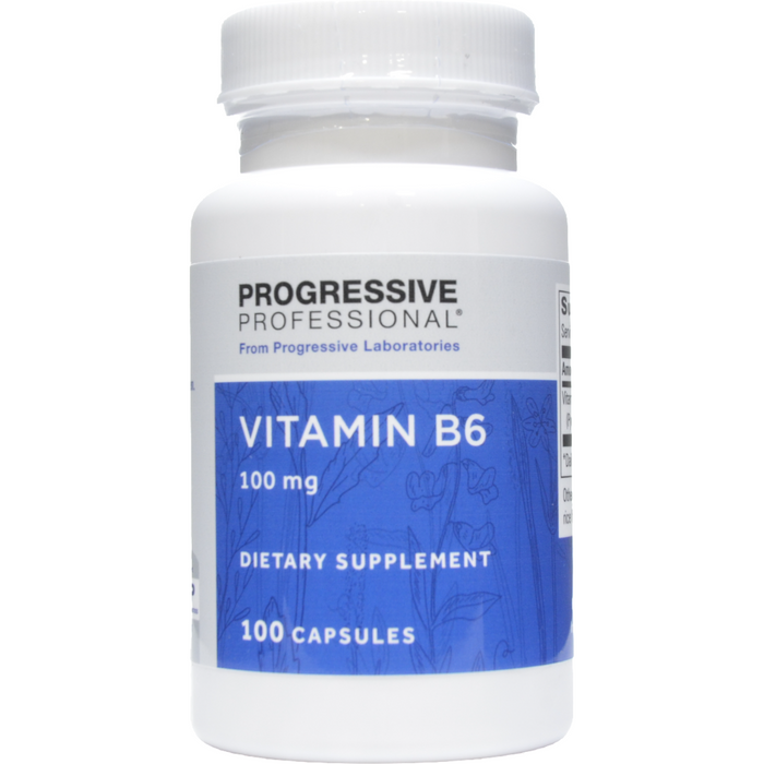 Progressive Labs, Vitamin B6 100 mg 100 caps